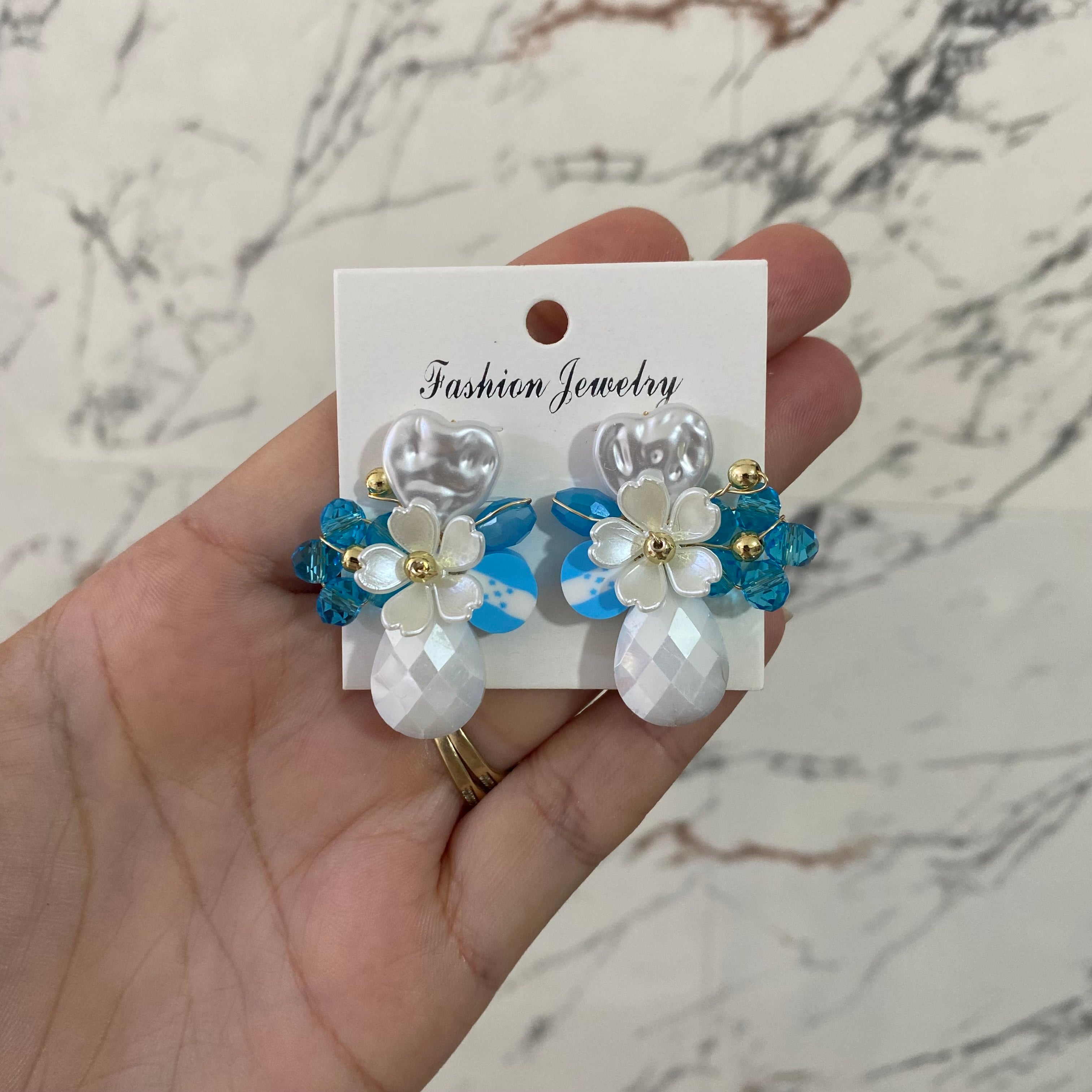 Aretes con la bandera de Honduras