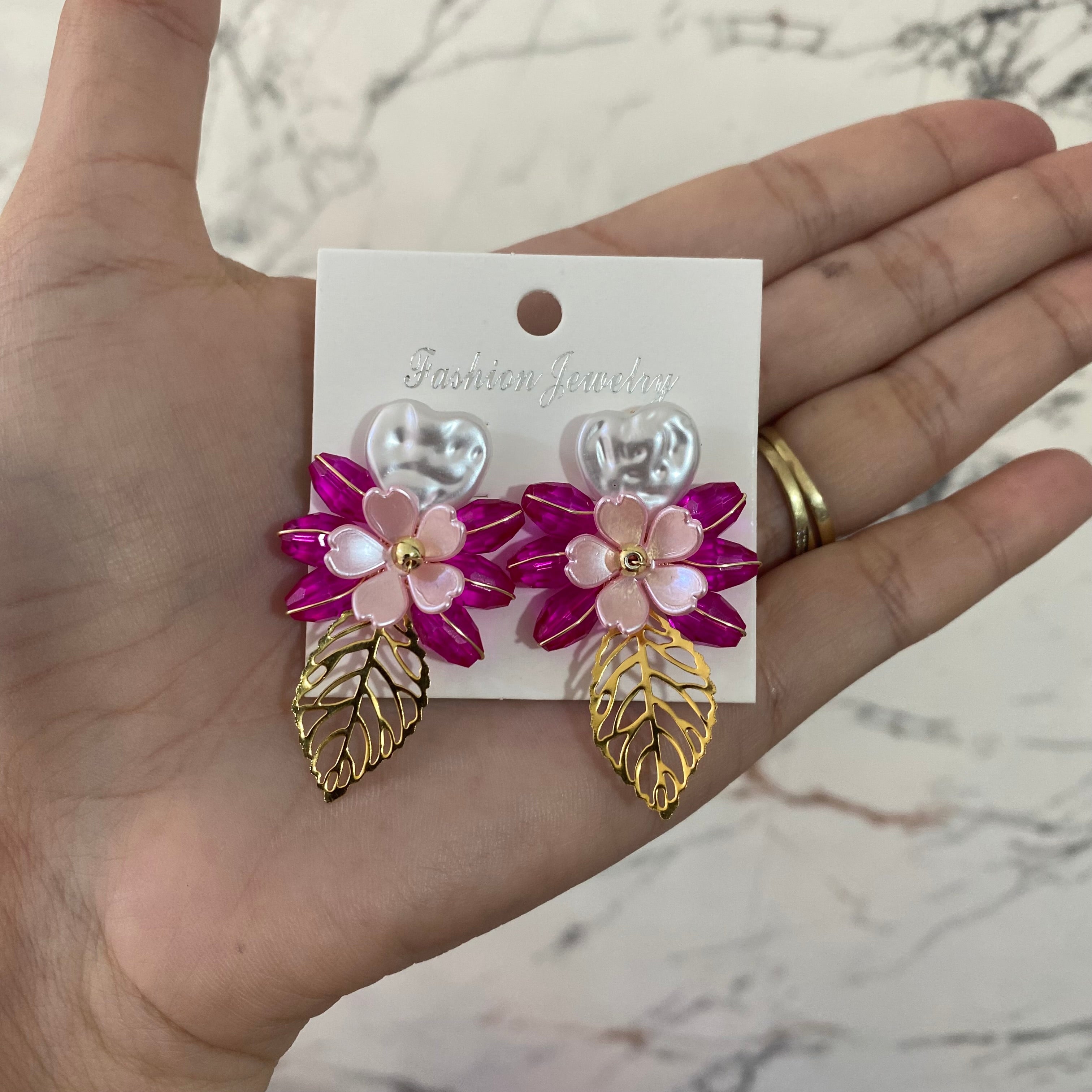 Aretes con Hoja