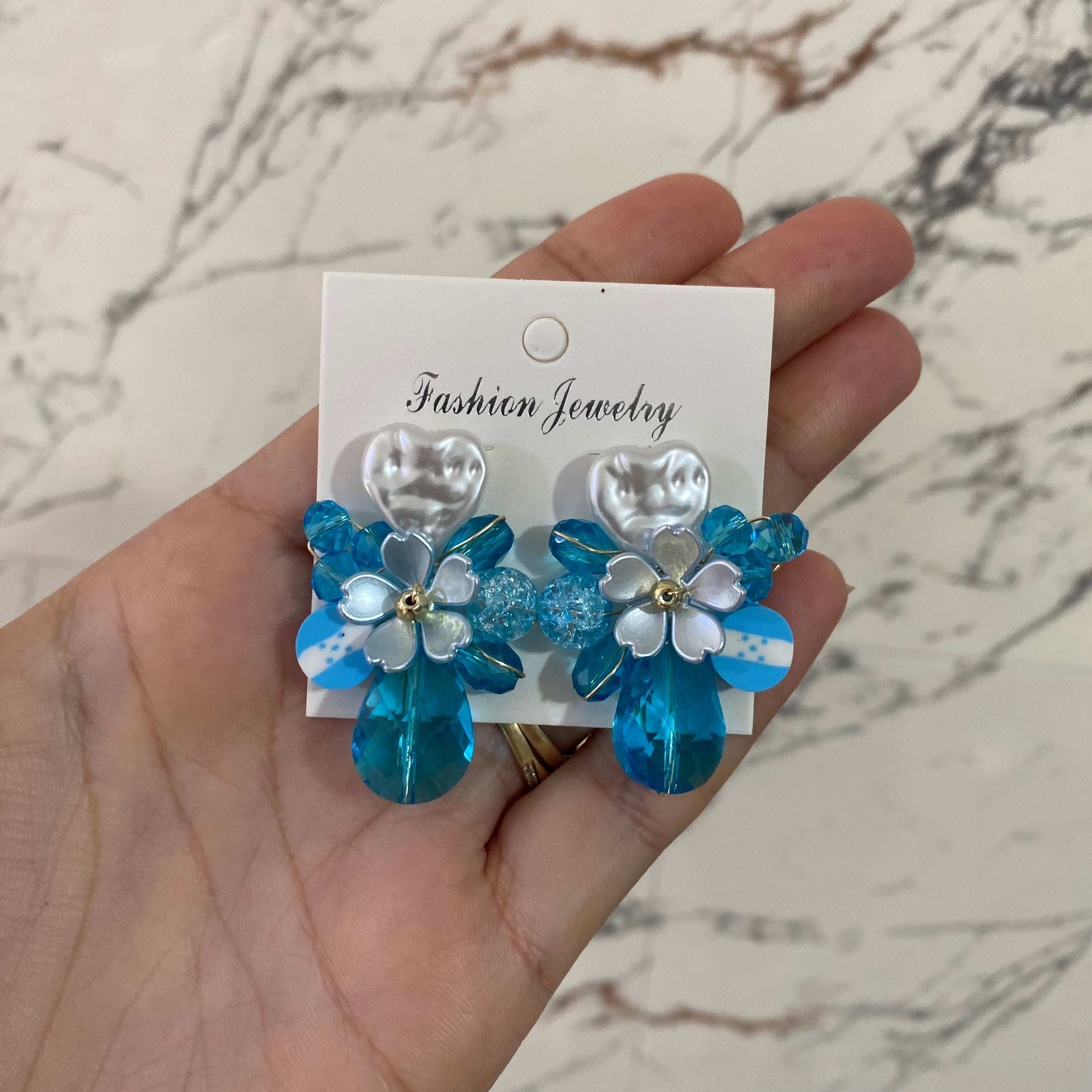 Aretes con la bandera de Honduras