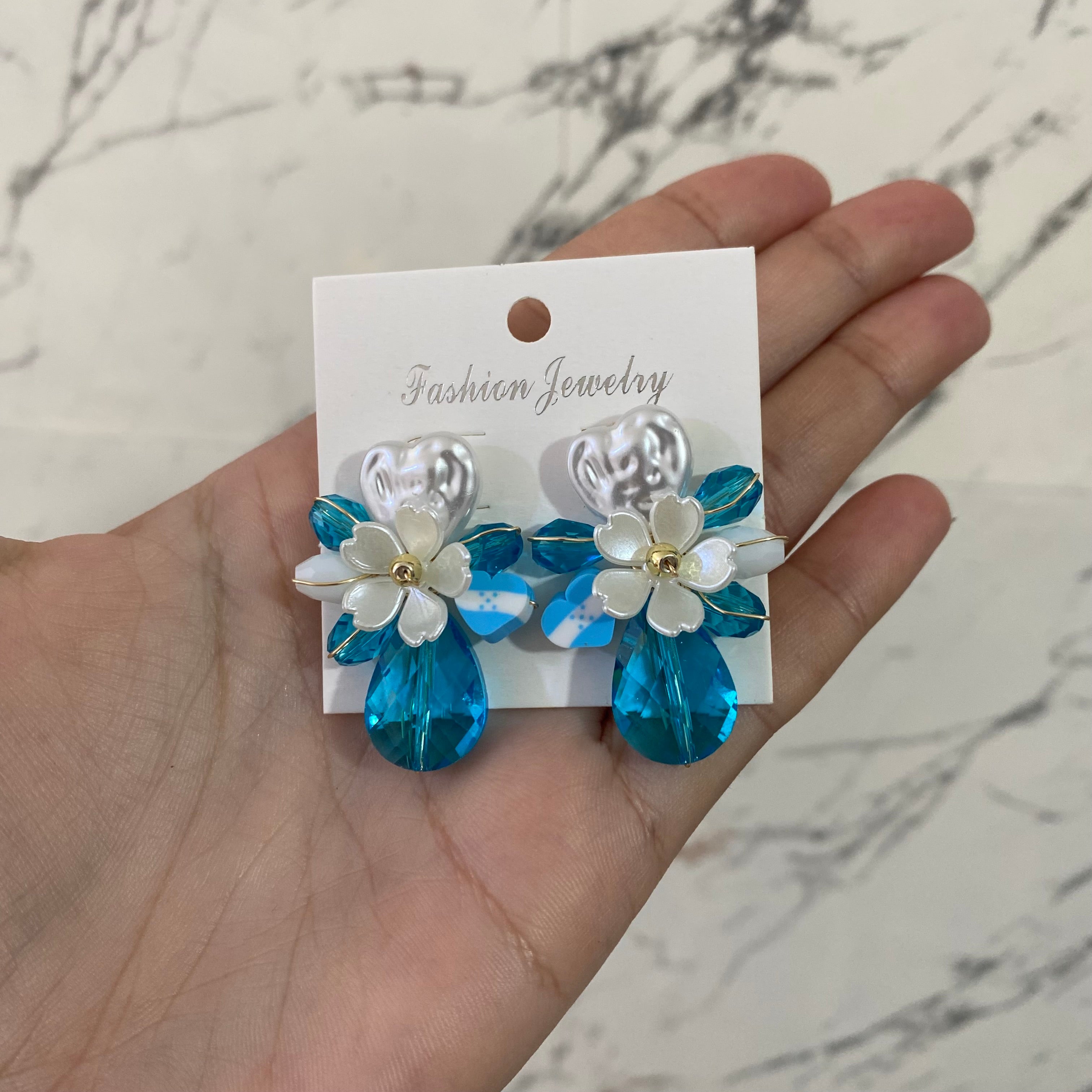 Aretes con la bandera de Honduras