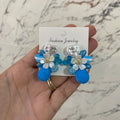 Aretes con la bandera de Honduras