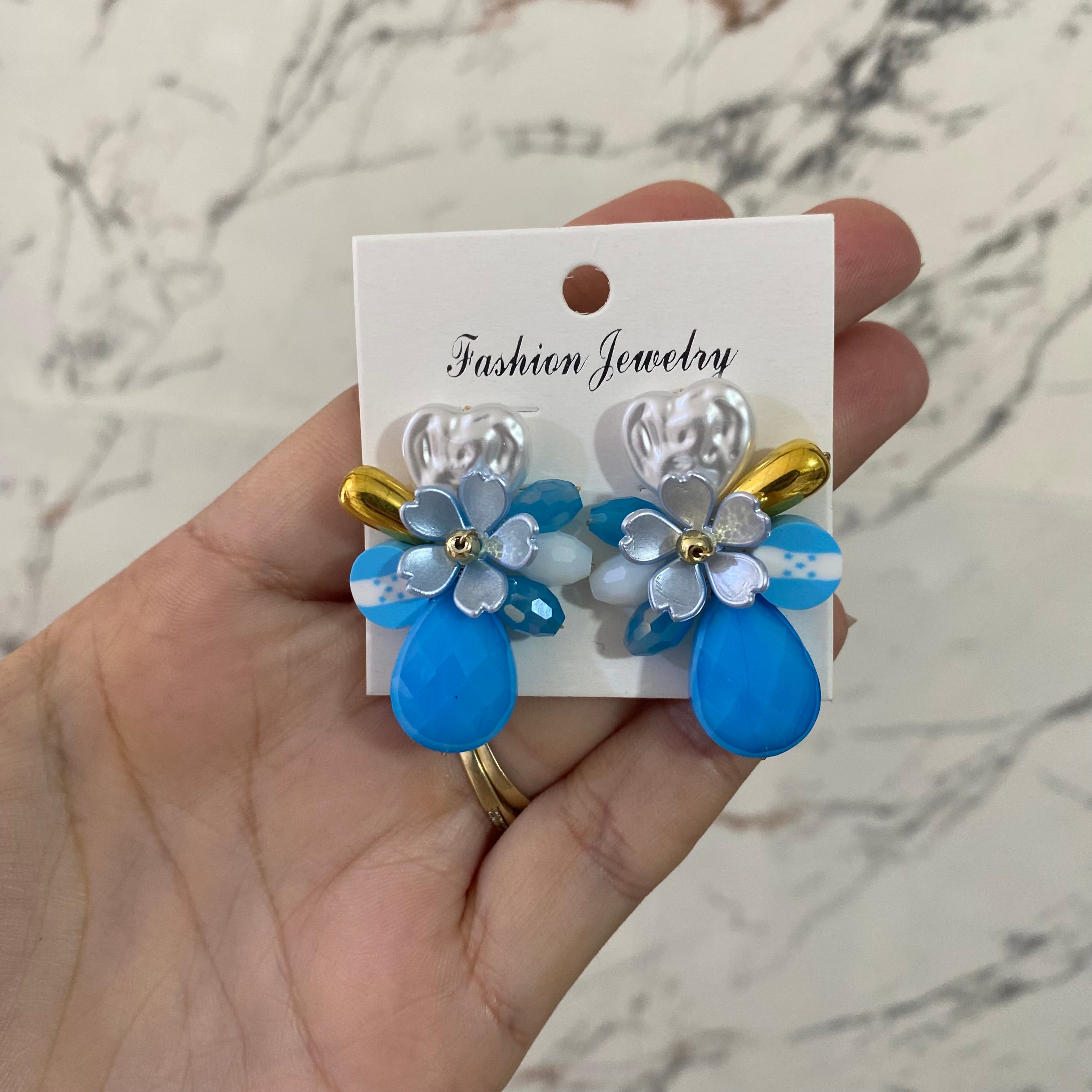 Aretes con la bandera de Honduras