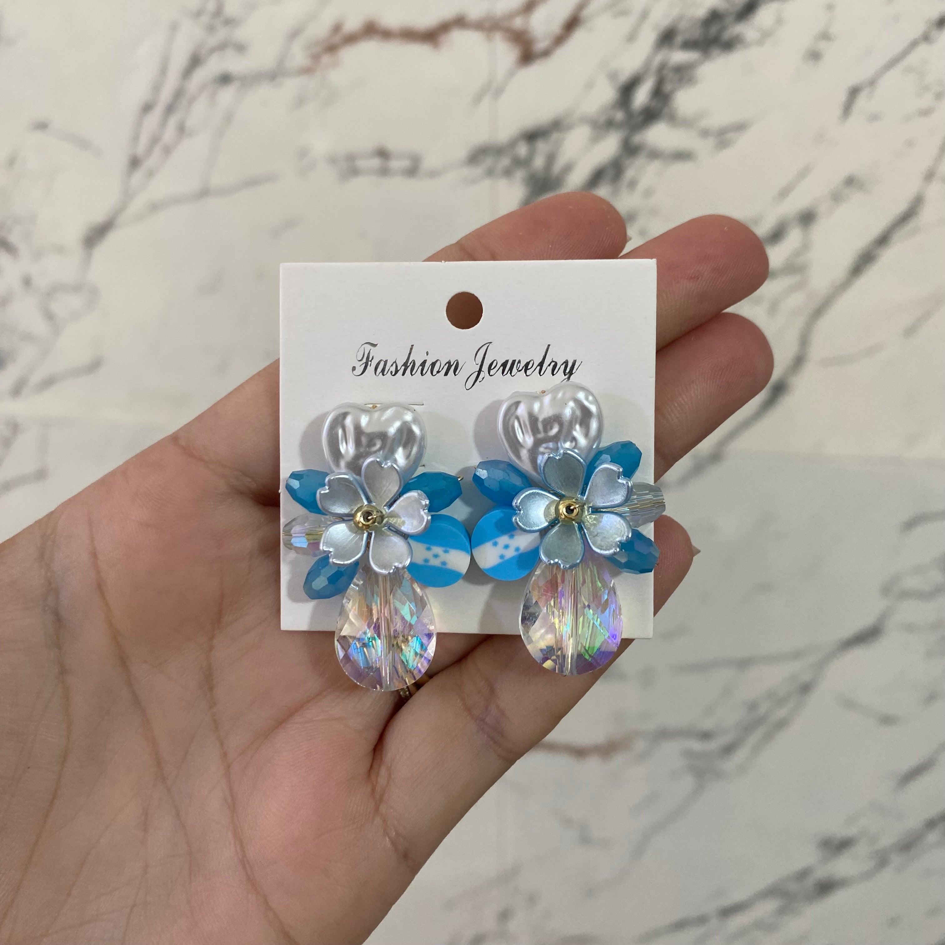 Aretes con la bandera de Honduras