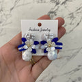 Aretes con bandera de Honduras